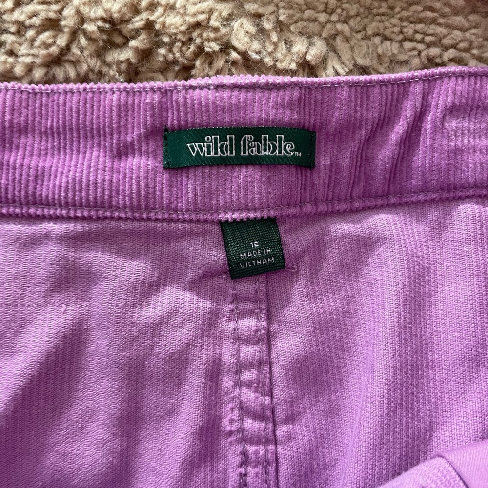 NWT Lilac Purple Wild Fable
Corduroy Mini Skirt - Picture 5 of 5